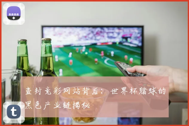 查封竞彩网站背后：世界杯赌球的黑色产业链揭秘